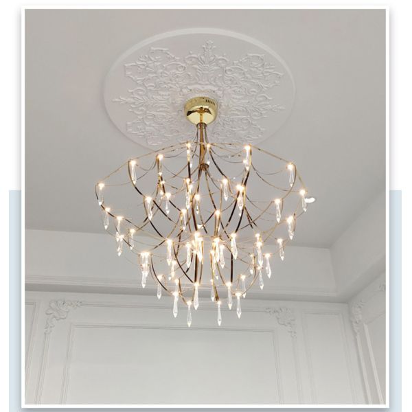 Modern Cube Crystal Chandelier Lighting Villa LOFT Kitchen Bedroom Mira Chandeliers(WH-MI-329)