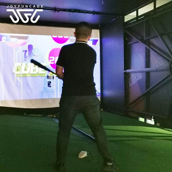 Machine à battre de base-ball AR fonctionnant à la pièce pour les arcades et les gymnases