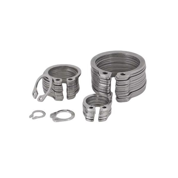 Stainless Steel Retaining Rings for M3M4M5M6M8M10M12M14M16M240M18M20M22M24M27 Sizes External and Internal Circlip Rings