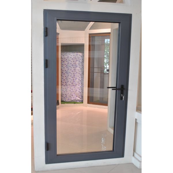 Portas articuladas de alumínio interiores com baixo vidro dobro de E para os glas de alumínio dos hings da dobradiça de vidro residencial da porta do preço da habitação