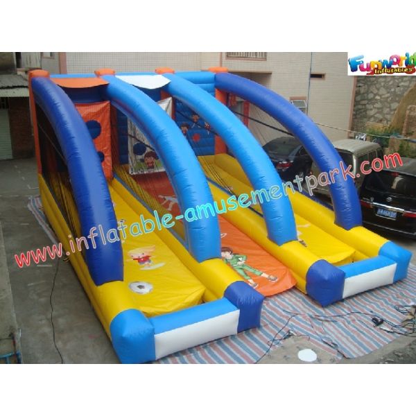 Усиленный безопасный раздувной CE столба цели футбола/футбола игр спортов/EN14960