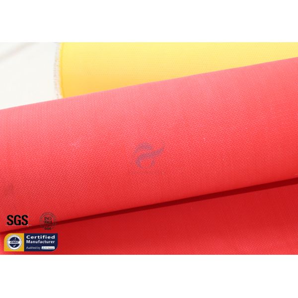 Изоляция безопасности заварки рулона ткани одеяла 490ГСМ огня стеклоткани красная акриловая