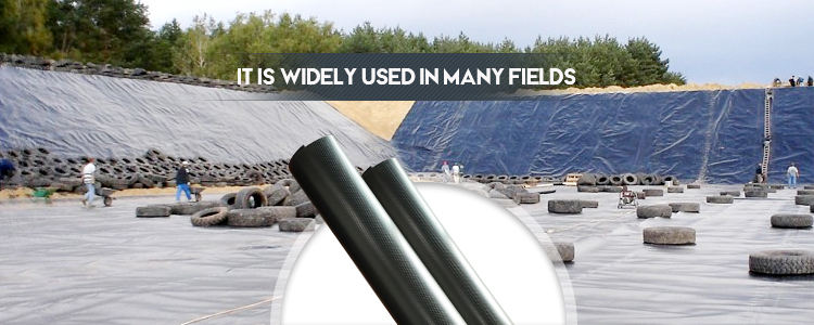 пластмасса черноты вкладыша запруды пруда 7mm 8mm Geomembrane для рыбоводческого хозяйства