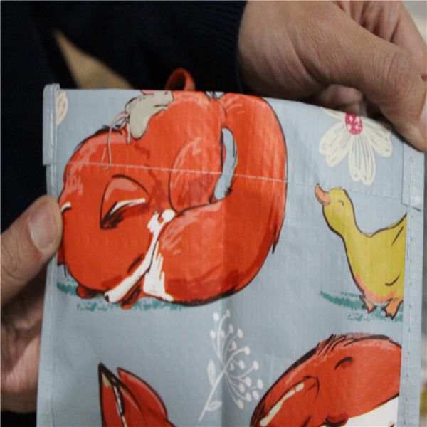 Promotional Durable Laminated Foldable PP Woven Grocery Shopping Bag