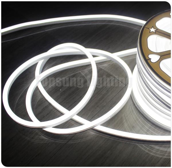 luz de tubo de neon flex neon de LED ultra fina de 12v fita flexível 11x18mm 120smd/M fita de cor branca à prova d'água