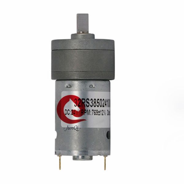 Pequeño reductor del diámetro 32m m del motor de reducción del engranaje de JQM-32RS 385 24VDC para el equipo y el instrumento automáticos