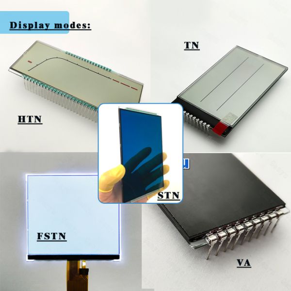 Black Screen Color Segments VA LCD Display