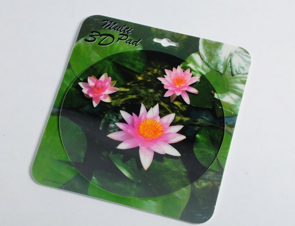 PLASTIC LENTICULAR 3D Mouse Pad Promotion Lenticular Mouse Mat with 3d flip effect