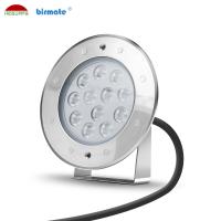 Le RVB colorent les projecteurs sous-marins 9W DC12V SS316L de LED avec la certification de Rohs de la CE