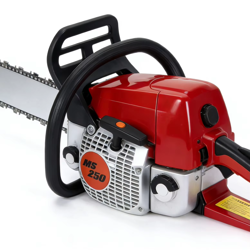 Ms250 Ms251 Industrial DIY Petrol Chainsaw Brushless Motor 45.4cc 2.3Kw 18/20 Inch Bar Wood Cutting Power Tool