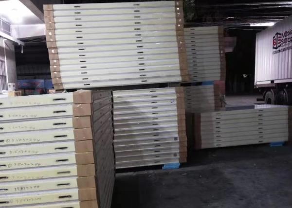 Colorbond Fabricated Polyurethane Insulation Panel 50mm 75mm Coldroom Parts