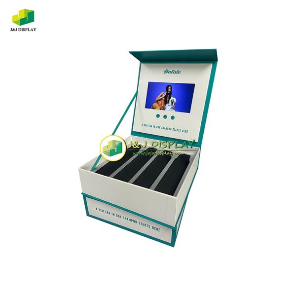 Custom Digital Music Video Gift Carton Packaging Box with LED Cardboard Display