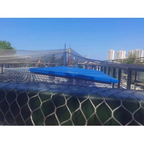 Heavy Duty Zoo Mesh Bird Nets With 1*7 Cable Structure 25*25mm Aperture Diamond Shape Durability