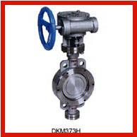 Manual Operated Wafer Butterfly Valves Cast Iron For Gas , Oil , Water