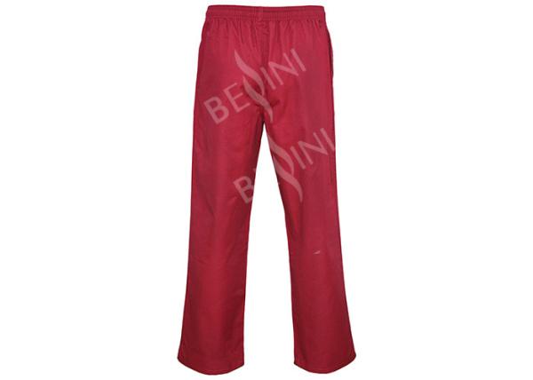 Quick Dry Workwear Protective Clothing / Red Color Female Work Clothes