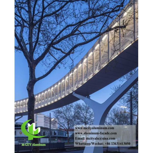 Tôle déployée en aluminium de 2 mm pour revêtement extérieur décoratif