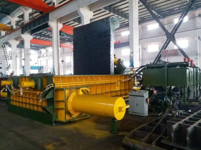 315Tons máquina alta da imprensa da sucata da densidade do pacote do cilindro mestre do amarelo dois