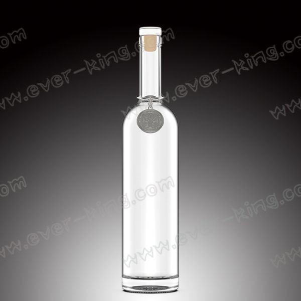 Les labels en alliage de zinc faits sur commande de bouteille de boisson alcoolisée d'argent en métal ont gravé