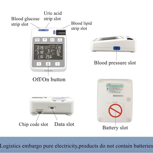 GULP-101 Multi-Parameter Analyzer Uric Acid Test Machine 365g