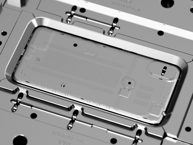 OEM / ODM:Custom Consumer Electronics Moulds / Battery cover (1*1) No.22683-A: Оригинальные формы для потребительской электроники