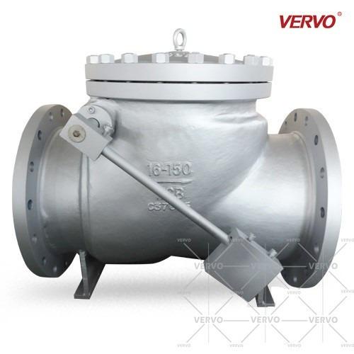 150 libras 16 peso contrário da alavanca do aço carbono da válvula de verificação DN400 do balanço da polegada API6D com martelo