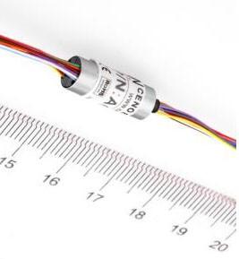 IP54 Thumb Capsule Slip Ring 8 Circuit Number Low Electrical OD 10 Mm