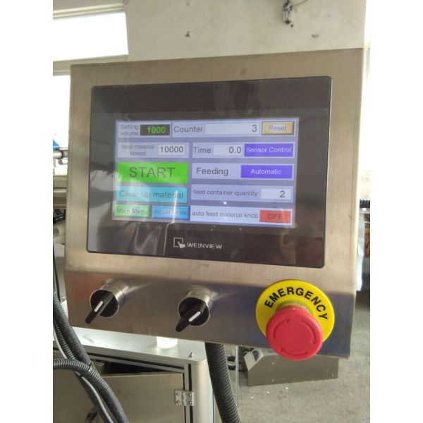 Máquina de llenado de polvo semiautomática de control PLC multifuncional