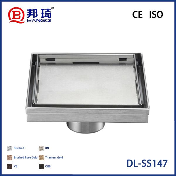 DL-SS147 Drainage de plancher en acier inoxydable européen
