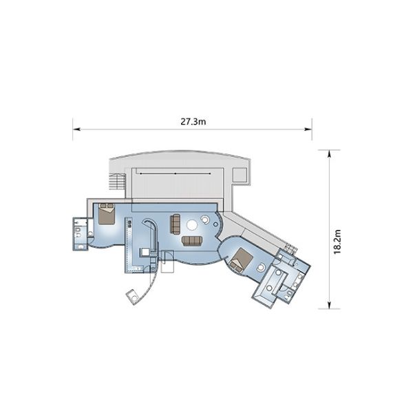 Instale rápidamente las casas de acero prefabricadas aisló la casa resistida huracán
