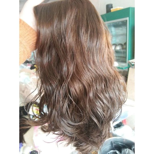 Brazilian Virgin Hair Jewish Wigs #4 Hair Color 16 Inches Body Wave In Stock