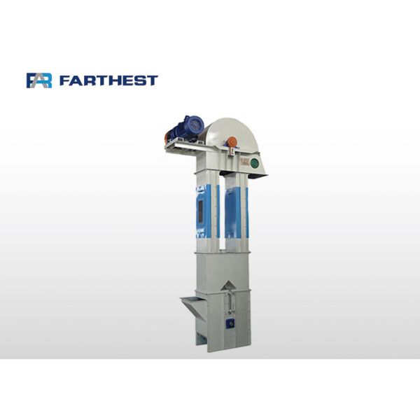 65tph Farthest Machinery Motor Vertical Bucket Conveyor For Feed Mill
