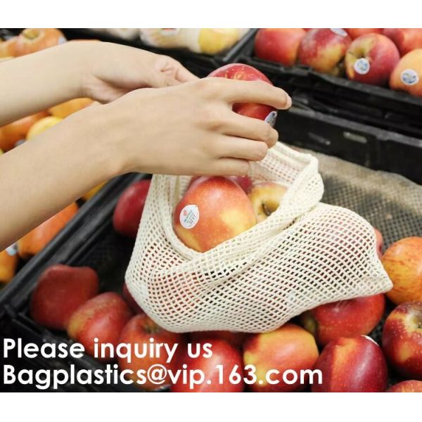 Reusable And Organic Natural Long Handle Cotton Mesh String Net Shopping Bag,Long Handle Cotton Mesh Shopping Bag Cotton