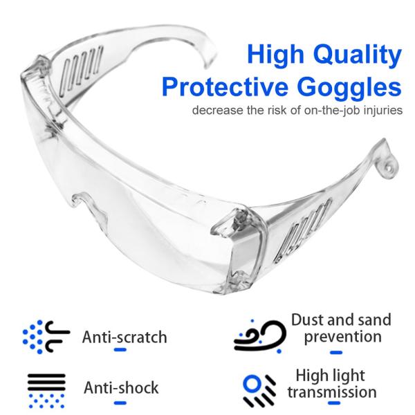 Custom Protective Eye Medical Safety Goggles Impact Resistant Anti Virus