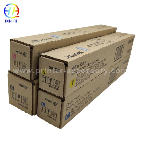 Original New Xerox Toner Cartridge Set with High Print Quality and High Page Yield for WorkCentre Models
