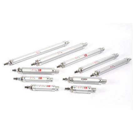Small Pneumatic Aluminum Air Cylinder , Adjustable Stroke Air Cylinder