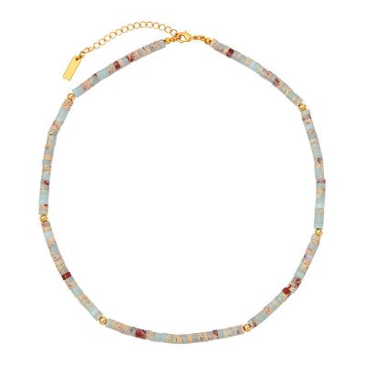 Stylish Boho Bead Necklace for Holiday Wear Fashionable Style