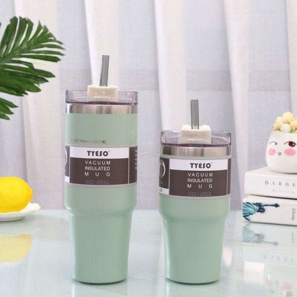 Bulk 30oz Stainless Steel Insulated Tumblers Coffee Mugs With Lid And Straw