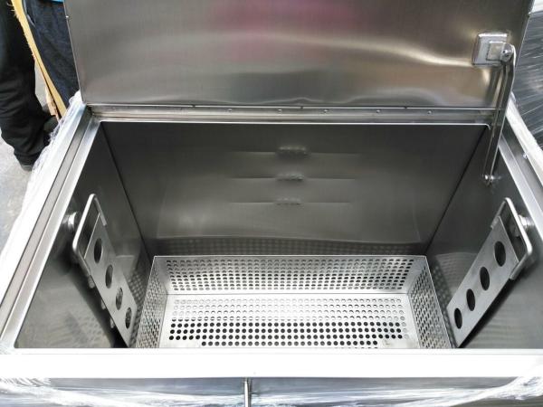 O aço carbono SÔNICO do AG aquecido embebe o tanque para a limpeza do equipamento da cozinha com o aquecimento