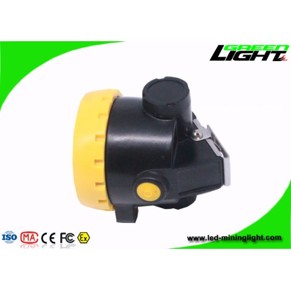 Mining Cordless Cap Lamp Rechargeable Battery Powered With Main And Sub Light