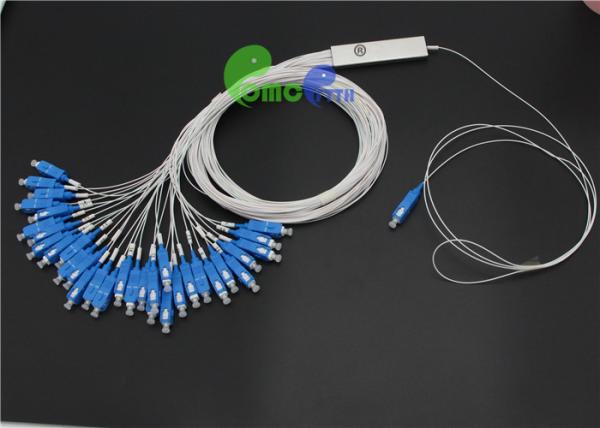 Durable SM 1310nm 1x32 SC SM UPC PLC Splitter Multifunctional High Return Loss Optional