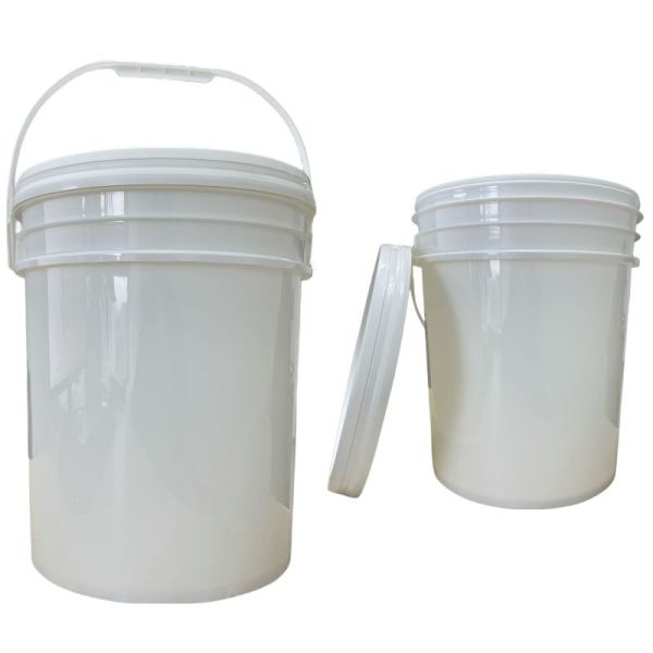 Leak Proof Polypropylene 1L 3L 5L 10L 16L Bucket with Lid Durable Plastic Pail Bucket