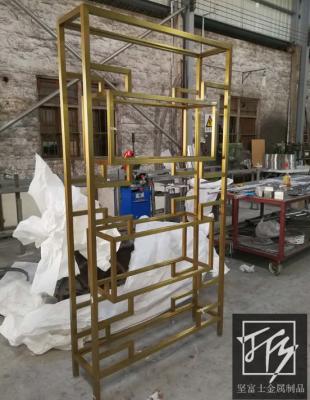 luxury gold stainless steel modern bookcase storage rack bookshelf