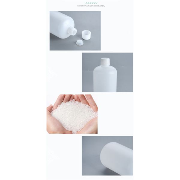 1L Capacity 25mm Caliber Round Bottle New HDPE Material
