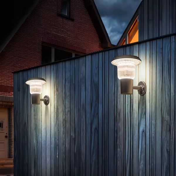 LED Solar Wall Light With Smart Light Control & Low Power Consumption for Villa Exterior Wall