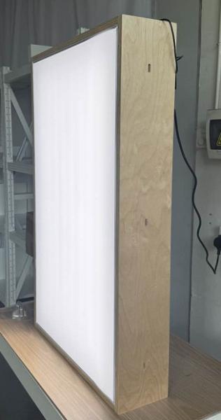 Timber LED Light Box, Illuminated Poster Display