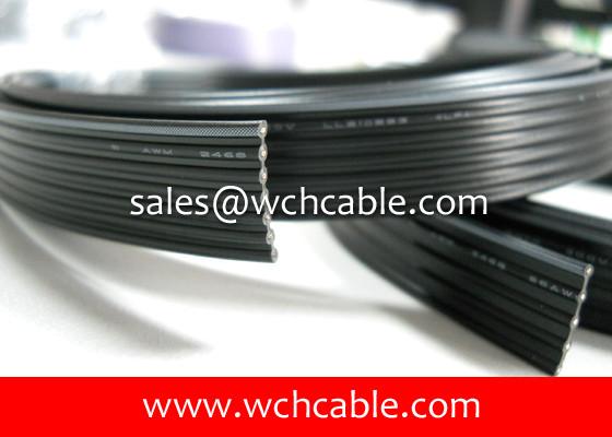PVC Flat Ribbon Cable UL2468 #26AWG 10Pins 1.40mm Pitch Top Coated Conductor