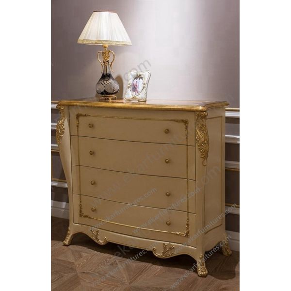 Ekar Furniture New Designs Wooden Chest of Drawers Bedroom Sets FW-133