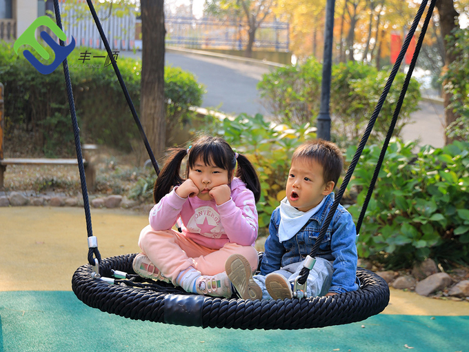 Outdoor Playground Climbing Net Rainbow 16mm Diameter Combination Rope