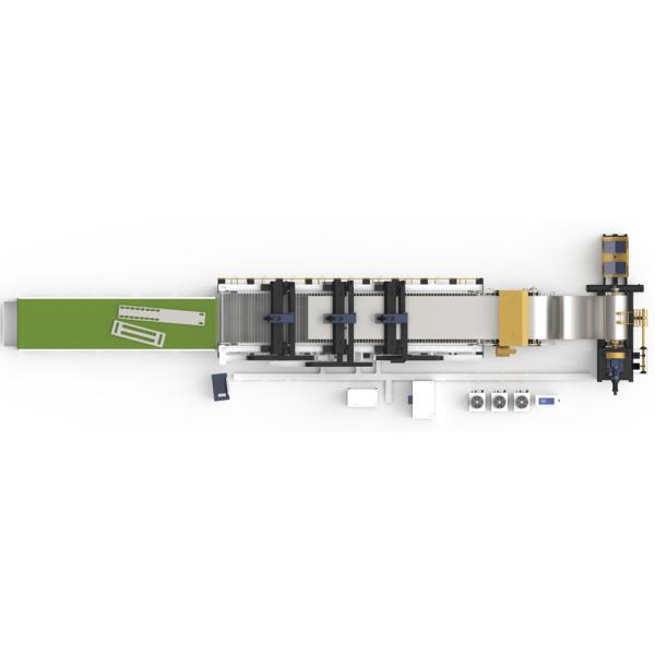 Chargement et déchargement automatiques pour la largeur de traitement 7500 mm*1700 mm et technologie de refroidissement par eau