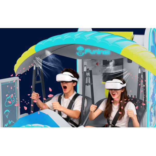 Virtual Reality Flight Simulator Amusement Park Rides Double Seats VR Flying Game Machine